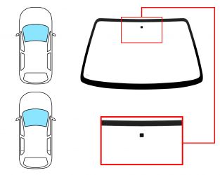 PARABRISAS NISSAN MICRA 2000-2002 3/5 PUERTAS / DELANTERO / INCOLORO / CON BASE ESPEJO 