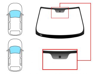 PARABRISAS NISSAN MICRA 2002-2005 3/5 PUERTAS / DELANTERO / VERDE / CON BASE ESPEJO 