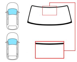 PARABRISAS NISSAN PATROL 1998-2001 3/5 PUERTAS / DELANTERO / VERDE