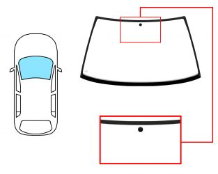 PARABRISAS NISSAN PRIMERA 1990-1996 4/5 PUERTAS / FAMILIAR / DELANTERO / VERDE / CON BASE ESPEJO