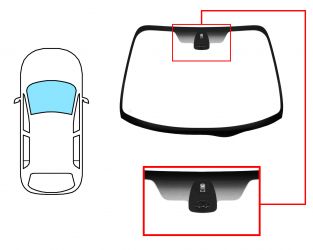 PARABRISAS NISSAN PRIMERA 2002-2008 4/5 PUERTAS / FAMILIAR / DELANTERO / VERDE / CON BASE ESPEJO / CON SENSOR