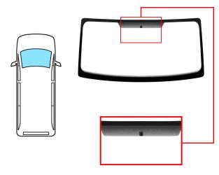PARABRISAS NISSAN INTERSTAR 2002-2003 DELANTERO / REFLECTANTE / CON BASE ESPEJO 