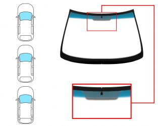 PARABRISAS OPEL ASTRA G 1998-2004 3/4/5 PUERTAS / FAMILIAR / DELANTERO / VERDE BANDA AZUL / CON BASE ESPEJO
