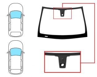PARABRISAS OPEL ASTRA H 2007-2009 5 PUERTAS / FAMILIAR / DELANTERO / VERDE / CON BASE ESPEJO / CON SENSOR / MOLDURAS PREMONTADAS