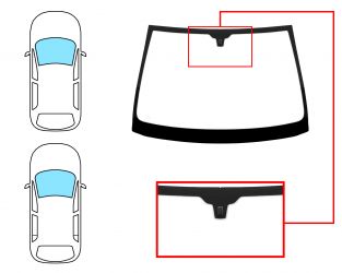 PARABRISAS OPEL CORSA C 2000-2003 3/5 PUERTAS / DELANTERO / VERDE / CON BASE ESPEJO 