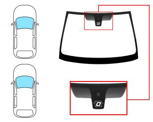 PARABRISAS OPEL CORSA C 2000-2003 3/5 PUERTAS / DELANTERO / VERDE / CON BASE ESPEJO / CON SENSOR