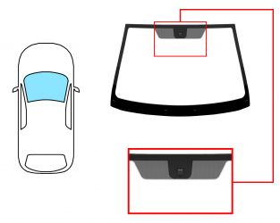 PARABRISAS OPEL TIGRA 2004-2009 DELANTERO / VERDE