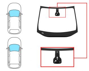 PARABRISAS OPEL ASTRA K 2015-2019 5 PUERTAS / FAMILIAR / DELANTERO / VERDE / ACUSTICO / CON BASE ESPEJO / CON SENSOR / MOLDURAS PREMONTADAS