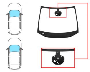 PARABRISAS OPEL ASTRA K 2015-2019 5 PUERTAS / FAMILIAR / DELANTERO / VERDE / CON BASE ESPEJO / CON SENSOR / CON SOPORTE CAMARA / MOLDURAS PREMONTADAS