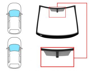 PARABRISAS OPEL CORSA E 2015-2019 3/5 PUERTAS / DELANTERO / VERDE / CON BASE ESPEJO / MOLDURAS PREMONTADAS