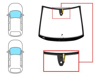 PARABRISAS OPEL CORSA E 2015-2019 3/5 PUERTAS / DELANTERO / VERDE / CRISTAL TERMICO / CON BASE ESPEJO / CON SENSOR / MOLDURAS PREMONTADAS