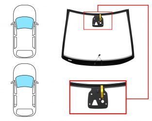 PARABRISAS OPEL CORSA E 2015-2019 3/5 PUERTAS / DELANTERO / VERDE / CRISTAL TERMICO / CON BASE ESPEJO / CON SENSOR / CON SOPORTE CAMARA / MOLDURAS PREMONTADAS