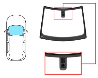PARABRISAS CITROEN C3 AIRCROSS 2017-2020 DELANTERO / VERDE / MOLDURAS PREMONTADAS