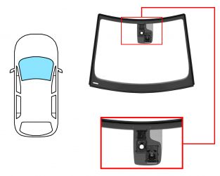 PARABRISAS CITROEN C3 AIRCROSS 2017-2020 DELANTERO / VERDE / CON SENSOR / CON SOPORTE CAMARA / MOLDURAS PREMONTADAS