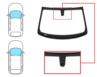 PARABRISAS OPEL INSIGNIA 2017-2020 5 PUERTAS / FAMILIAR / DELANTERO / VERDE / CON BASE ESPEJO / MOLDURAS PREMONTADAS