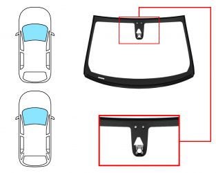 PARABRISAS OPEL INSIGNIA 2017-2020 5 PUERTAS / FAMILIAR / DELANTERO / VERDE / ACUSTICO / CON BASE ESPEJO / CON SENSOR / CON SOPORTE CAMARA / MOLDURAS PREMONTADAS