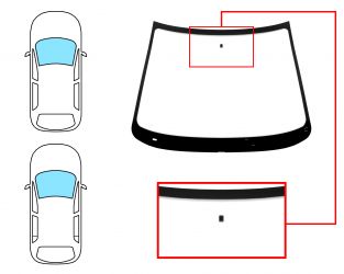 PARABRISAS PEUGEOT 206 1998-2008 3/5 PUERTAS / FAMILIAR / DELANTERO / VERDE / CON BASE ESPEJO