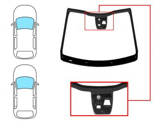 PARABRISAS PEUGEOT 208 2012-2015 3/5 PUERTAS / DELANTERO / VERDE / ACUSTICO / CON BASE ESPEJO / CON SENSOR / CON SOPORTE CAMARA / MOLDURAS PREMONTADAS