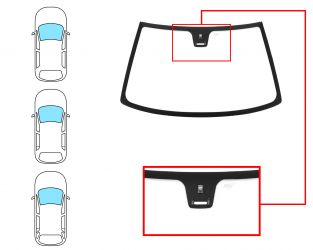 PARABRISAS PEUGEOT 306 1993-1997 3/4/5 PUERTAS / FAMILIAR / DELANTERO / VERDE / CON BASE ESPEJO / CON SENSOR