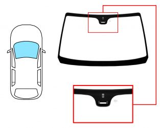 PARABRISAS PEUGEOT 605 1989-1999 DELANTERO / VERDE / CON SENSOR
