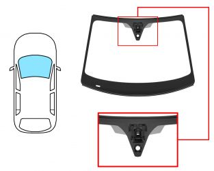 PARABRISAS CITROEN C5 AIRCROSS 2018-2022 DELANTERO / VERDE / ACUSTICO / CON SENSOR / CON SOPORTE CAMARA / MOLDURAS PREMONTADAS