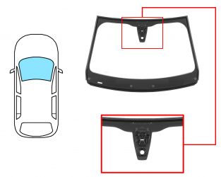 PARABRISAS PEUGEOT 2008 2019-> DELANTERO / VERDE / ACUSTICO / CON BASE ESPEJO / CON SENSOR / CON SOPORTE CAMARA / MOLDURAS PREMONTADAS
