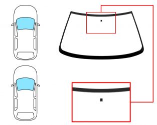 PARABRISAS RENAULT R19 1989-1992 3/4/5 PUERTAS / CABRIO / DELANTERO / INCOLORO / CON BASE ESPEJO