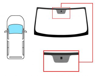 PARABRISAS RENAULT KANGOO 1998-2003 DELANTERO / VERDE / CON BASE ESPEJO