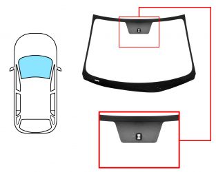 PARABRISAS RENAULT KOLEOS 2008-2011 DELANTERO / VERDE / CON BASE ESPEJO