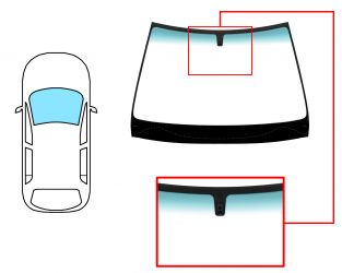 PARABRISAS RENAULT LAGUNA 1994-1998 5 PUERTAS / FAMILIAR / DELANTERO / VERDE BANDA VERDE / CON BASE ESPEJO