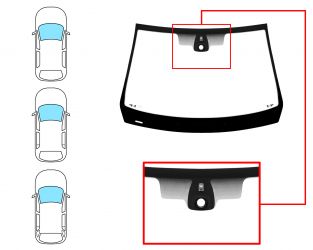 PARABRISAS RENAULT MEGANE 2002-2006 3/4/5 PUERTAS / FAMILIAR / DELANTERO / VERDE / CON BASE ESPEJO / CON SENSOR
