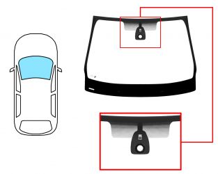 PARABRISAS RENAULT MEGANE 2008-2012 3 PUERTAS / DELANTERO / VERDE / CON BASE ESPEJO / CON SENSOR