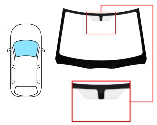 PARABRISAS RENAULT SAFRANE 1992-1996 DELANTERO / REFLECTANTE / CON BASE ESPEJO