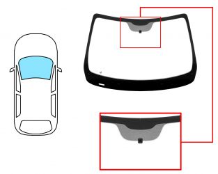 PARABRISAS RENAULT TWINGO 2014-2019 DELANTERO / VERDE / CON BASE ESPEJO