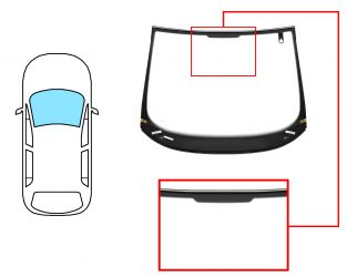 PARABRISAS SEAT TOLEDO 2004-2009 DELANTERO / VERDE / CRISTAL TERMICO / CON BASE ESPEJO / CON SENSOR / MOLDURAS PREMONTADAS