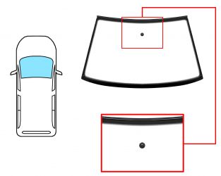 PARABRISAS SEAT INCA 1995-2003 DELANTERO / INCOLORO / CON BASE ESPEJO / MOLDURAS PREMONTADAS 