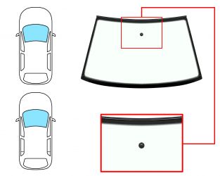 PARABRISAS SEAT IBIZA 1997-1999 3/5 PUERTAS / DELANTERO / VERDE / CON BASE ESPEJO / MOLDURAS PREMONTADAS 