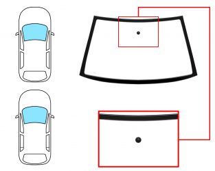 PARABRISAS SEAT IBIZA 1999-2001 3/5 PUERTAS / DELANTERO / VERDE / CON BASE ESPEJO / MOLDURAS PREMONTADAS 