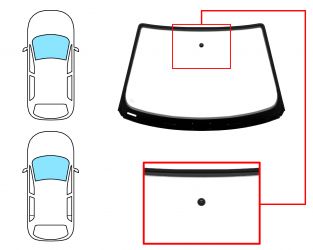 PARABRISAS SEAT IBIZA 2002-2006 3/5 PUERTAS / DELANTERO / VERDE / CON BASE ESPEJO / MOLDURAS PREMONTADAS 