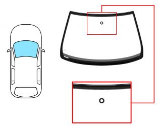 PARABRISAS SEAT TOLEDO 1999-2004 DELANTERO / VERDE / CON BASE ESPEJO / CON SENSOR / MOLDURAS PREMONTADAS 
