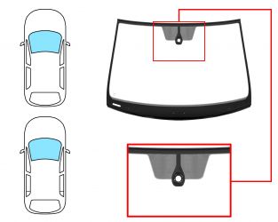 PARABRISAS SEAT LEON 2012-2017 3/5 PUERTAS / FAMILIAR / DELANTERO / VERDE / CON BASE ESPEJO / CON SENSOR / MOLDURAS PREMONTADAS 