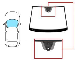 PARABRISAS SEAT MII 2012-2020 3/5 PUERTAS / DELANTERO / VERDE / CON BASE ESPEJO / CON SENSOR / CON SOPORTE CAMARA / MOLDURAS PREMONTADAS 