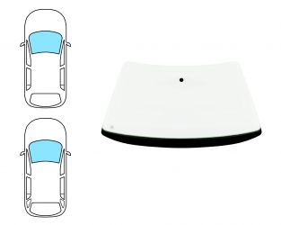 PARABRISAS SKODA FELICIA 1998-2001 5 PUERTAS / FAMILIAR / DELANTERO / VERDE / CON BASE ESPEJO 
