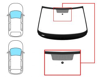 PARABRISAS SKODA OCTAVIA 2013-2017 5 PUERTAS / FAMILIAR / DELANTERO / VERDE / CON BASE ESPEJO / MOLDURAS PREMONTADAS 