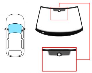 PARABRISAS SKODA YETI 2009-2013 DELANTERO / VERDE / CON BASE ESPEJO / CON SENSOR CUADRADO / MOLDURAS PREMONTADAS ARRIBA Y ABAJO