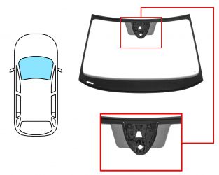 PARABRISAS SKODA KAMIQ 2019-2021 DELANTERO / VERDE / ACUSTICO / CON BASE ESPEJO / CON SENSOR / CON SOPORTE CAMARA / MOLDURAS PREMONTADAS 