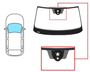 PARABRISAS SKODA KODIAQ 2016-> DELANTERO / VERDE / ACUSTICO / CON BASE ESPEJO / CON SENSOR / CAMARA CARRIL / MOLDURAS PREMONTADAS 