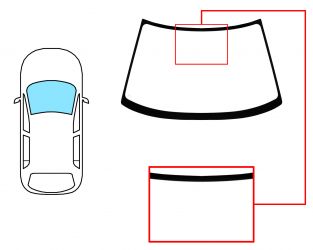 PARABRISAS SUBARU LEGACY 1994-1998 4 PUERTAS / FAMILIAR / DELANTERO / VERDE