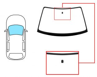 PARABRISAS SUBARU LEGACY 1998-2003 4 PUERTAS / FAMILIAR / DELANTERO / VERDE / CON BASE ESPEJO
