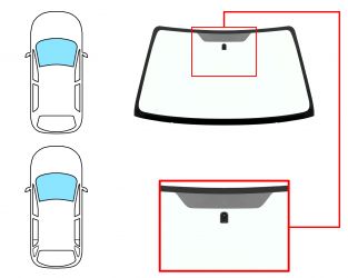 PARABRISAS SUZUKI GRAND VITARA 1999-2001 3/5 PUERTAS / DELANTERO / VERDE / CON BASE ESPEJO / SERIGRAFIADO